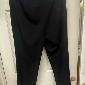 Susan Graver Black Straight Leg Pants -  8 Tall